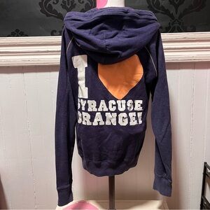 Vintage VS Victorias Secret PINK Syracuse Orange Hoodie Zip Up